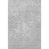 9' X 12' Silver And Gray Abstract Washable Area Rug With UV Protection