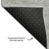9' X 12' Silver And Gray Abstract Washable Area Rug With UV Protection