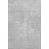 9' X 12' Silver And Gray Abstract Washable Area Rug With UV Protection
