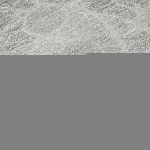 9' X 12' Silver And Gray Abstract Washable Area Rug With UV Protection