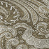9' X 12' Chocolate And Ivory Paisley Washable Area Rug With UV Protection