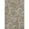 9' X 12' Chocolate And Ivory Paisley Washable Area Rug With UV Protection