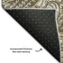 9' X 12' Chocolate And Ivory Paisley Washable Area Rug With UV Protection