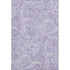 9' X 12' Lavender And Ivory Paisley Washable Area Rug With UV Protection