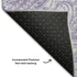 9' X 12' Lavender And Ivory Paisley Washable Area Rug With UV Protection