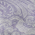 9' X 12' Lavender And Ivory Paisley Washable Area Rug With UV Protection