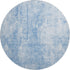 9' X 12' Blue And Ivory Abstract Washable Area Rug With UV Protection