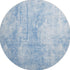 9' X 12' Blue And Ivory Abstract Washable Area Rug With UV Protection