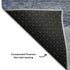 9' X 12' Blue And Ivory Geometric Washable Area Rug With UV Protection