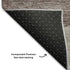 9' X 12' Coffee And Taupe Geometric Washable Area Rug With UV Protection