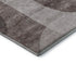 9' X 12' Coffee And Taupe Geometric Washable Area Rug With UV Protection