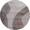 9' X 12' Coffee And Taupe Geometric Washable Area Rug With UV Protection