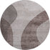 9' X 12' Coffee And Taupe Geometric Washable Area Rug With UV Protection