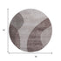 9' X 12' Coffee And Taupe Geometric Washable Area Rug With UV Protection