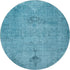 9' X 12' Blue And Gray Oriental Washable Area Rug With UV Protection