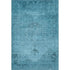 9' X 12' Blue And Gray Oriental Washable Area Rug With UV Protection
