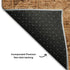 8' X 10' Copper And Brown Oriental Washable Area Rug With UV Protection
