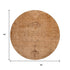 8' X 10' Copper And Brown Oriental Washable Area Rug With UV Protection