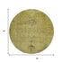 9' X 12' Gold And Wheat Oriental Washable Area Rug With UV Protection