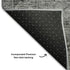 9' X 12' Gray And Ivory Oriental Washable Area Rug With UV Protection