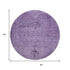 9' X 12' Purple And Ivory Oriental Washable Area Rug With UV Protection