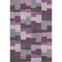9' X 12' Merlot Gray And Ivory Geometric Washable Area Rug With UV Protection