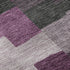 9' X 12' Merlot Gray And Ivory Geometric Washable Area Rug With UV Protection