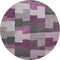 9' X 12' Merlot Gray And Ivory Geometric Washable Area Rug With UV Protection
