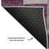 9' X 12' Merlot Gray And Ivory Geometric Washable Area Rug With UV Protection