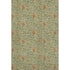 9' X 12' Artichoke Green And Rust Floral Washable Area Rug With UV Protection