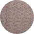 8' X 10' Copper And Gray Floral Washable Area Rug With UV Protection