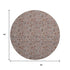 8' X 10' Copper And Gray Floral Washable Area Rug With UV Protection