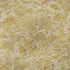 9' X 12' Gold And Wheat Floral Washable Area Rug With UV Protection
