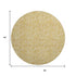 9' X 12' Gold And Wheat Floral Washable Area Rug With UV Protection
