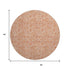 9' X 12' Salmon And Ivory Floral Washable Area Rug With UV Protection