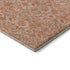 9' X 12' Salmon And Ivory Floral Washable Area Rug With UV Protection