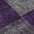 8' X 10' Eggplant Gray And Purple Patchwork Washable Area Rug With UV Protection