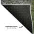 9' X 12' Olive Green And Gray Patchwork Washable Area Rug With UV Protection
