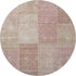 9' X 12' Blush And Beige Patchwork Washable Area Rug With UV Protection
