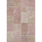 9' X 12' Blush And Beige Patchwork Washable Area Rug With UV Protection