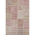9' X 12' Blush And Beige Patchwork Washable Area Rug With UV Protection