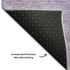 9' X 12' Lavender And Purple Patchwork Washable Area Rug With UV Protection