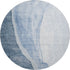 9' X 12' Blue And Ivory Abstract Washable Area Rug With UV Protection