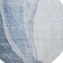 9' X 12' Blue And Ivory Abstract Washable Area Rug With UV Protection