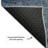 9' X 12' Blue And Ivory Abstract Washable Area Rug With UV Protection
