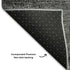 9' X 12' Charcoal And Ivory Abstract Washable Area Rug With UV Protection