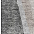 9' X 12' Charcoal And Ivory Abstract Washable Area Rug With UV Protection