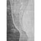 8' X 10' Gray And Ivory Abstract Washable Area Rug With UV Protection