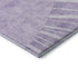 9' X 12' Lavender And Ivory Abstract Washable Area Rug With UV Protection
