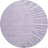 9' X 12' Lavender And Ivory Abstract Washable Area Rug With UV Protection